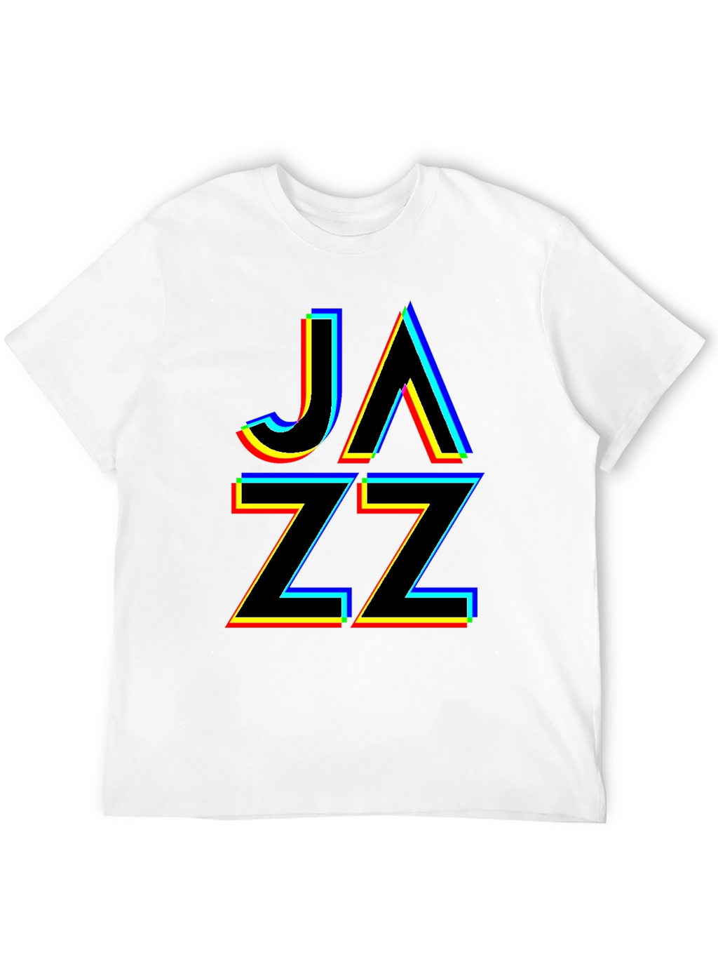 JAZZ Glitch Graphic T-Shirt - Cool Music Tee