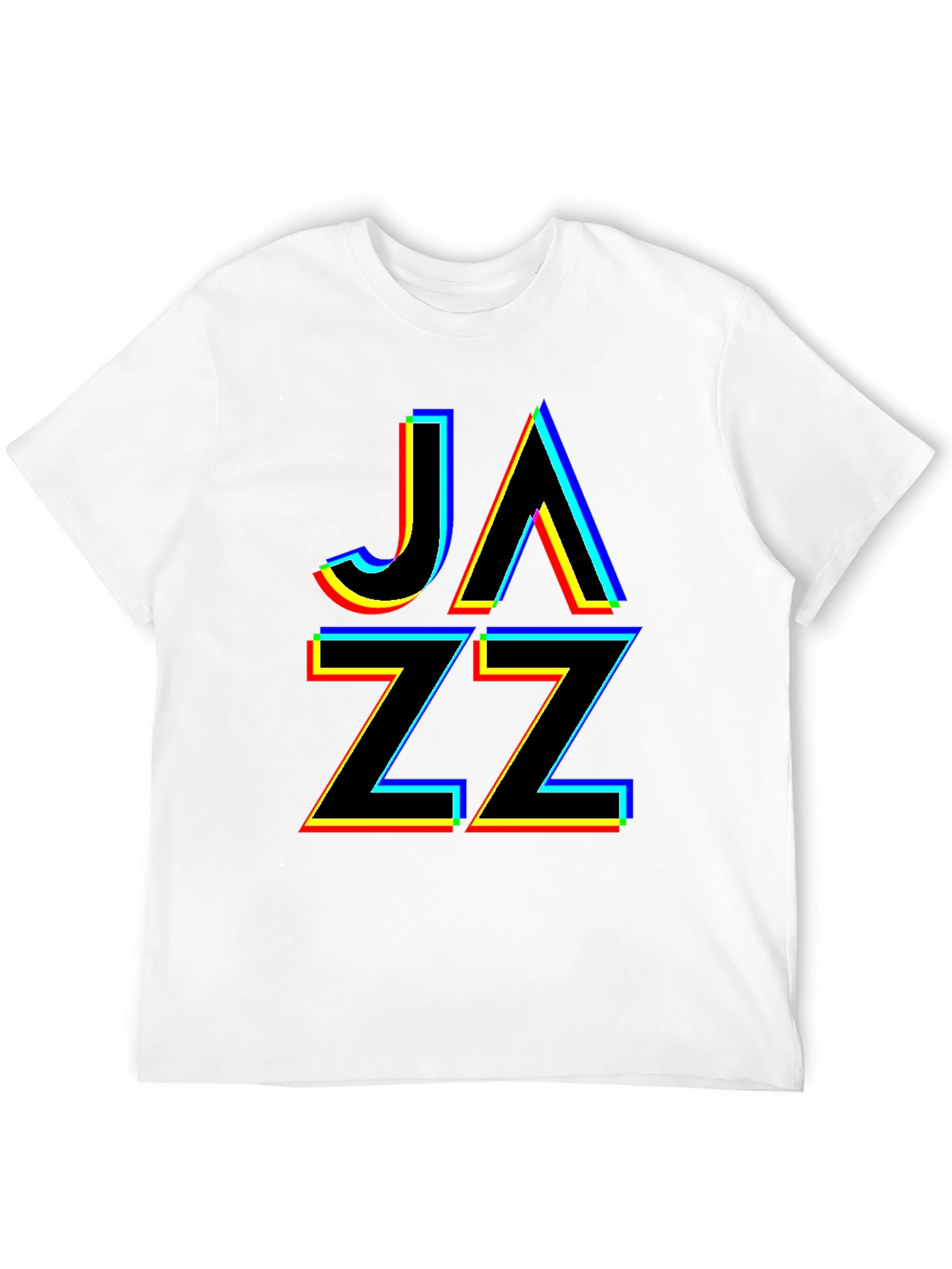 JAZZ Glitch Graphic T-Shirt - Cool Music Tee