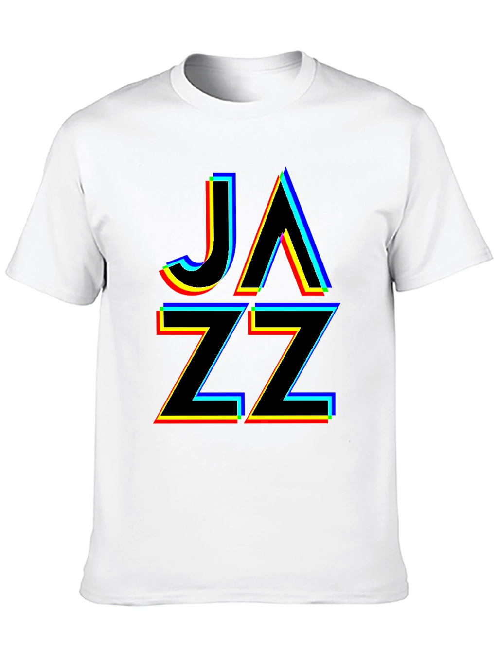 JAZZ Glitch Graphic T-Shirt - Cool Music Tee