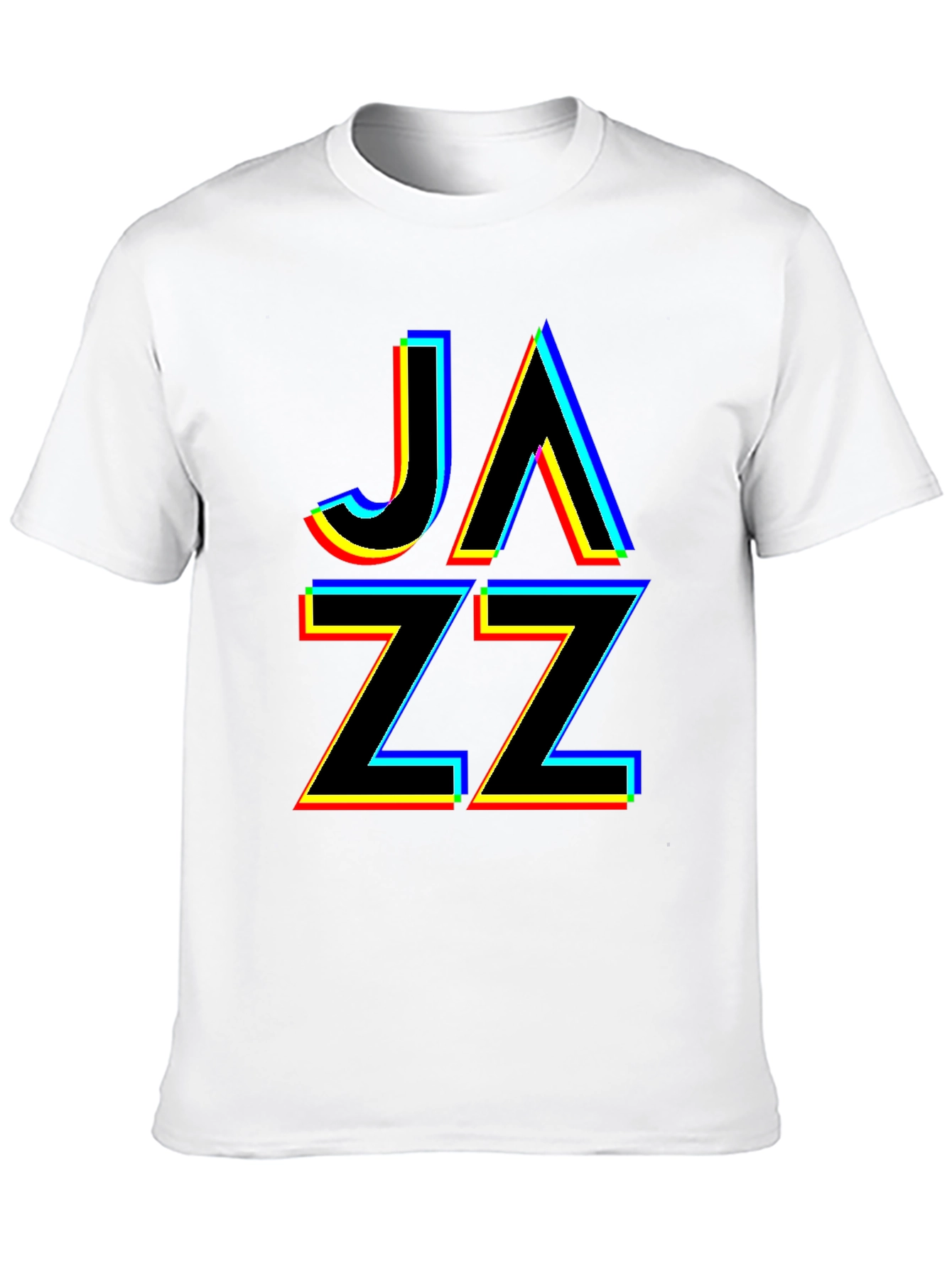JAZZ Glitch Graphic T-Shirt - Cool Music Tee