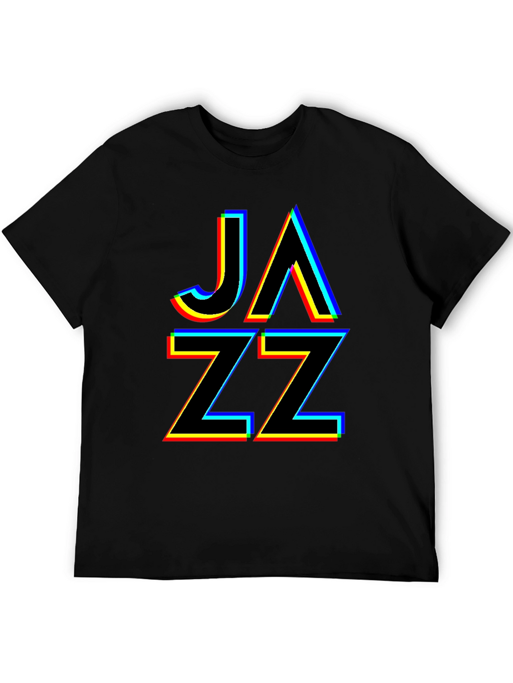 JAZZ Glitch Graphic T-Shirt - Cool Music Tee