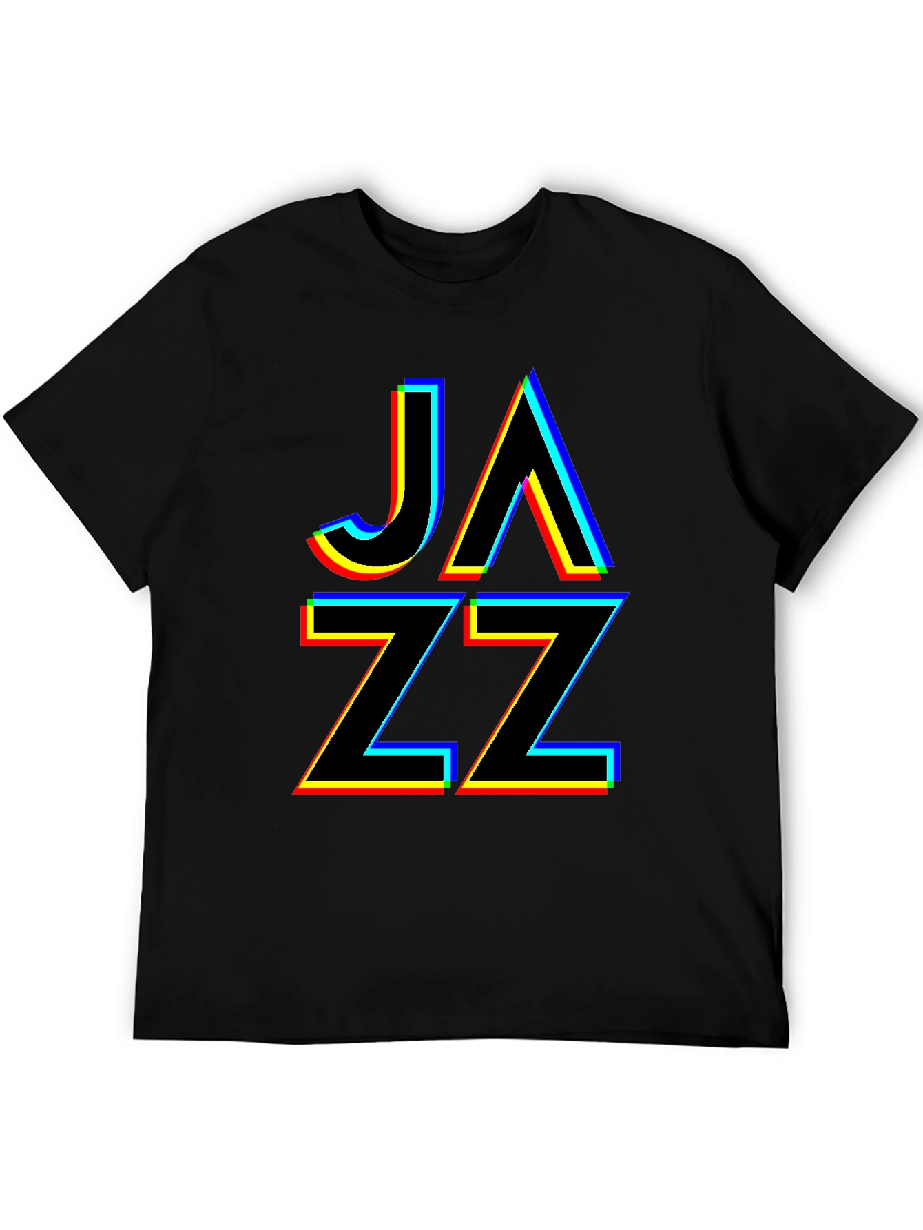 JAZZ Glitch Graphic T-Shirt - Cool Music Tee