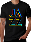 JAZZ Glitch Graphic T-Shirt - Cool Music Tee