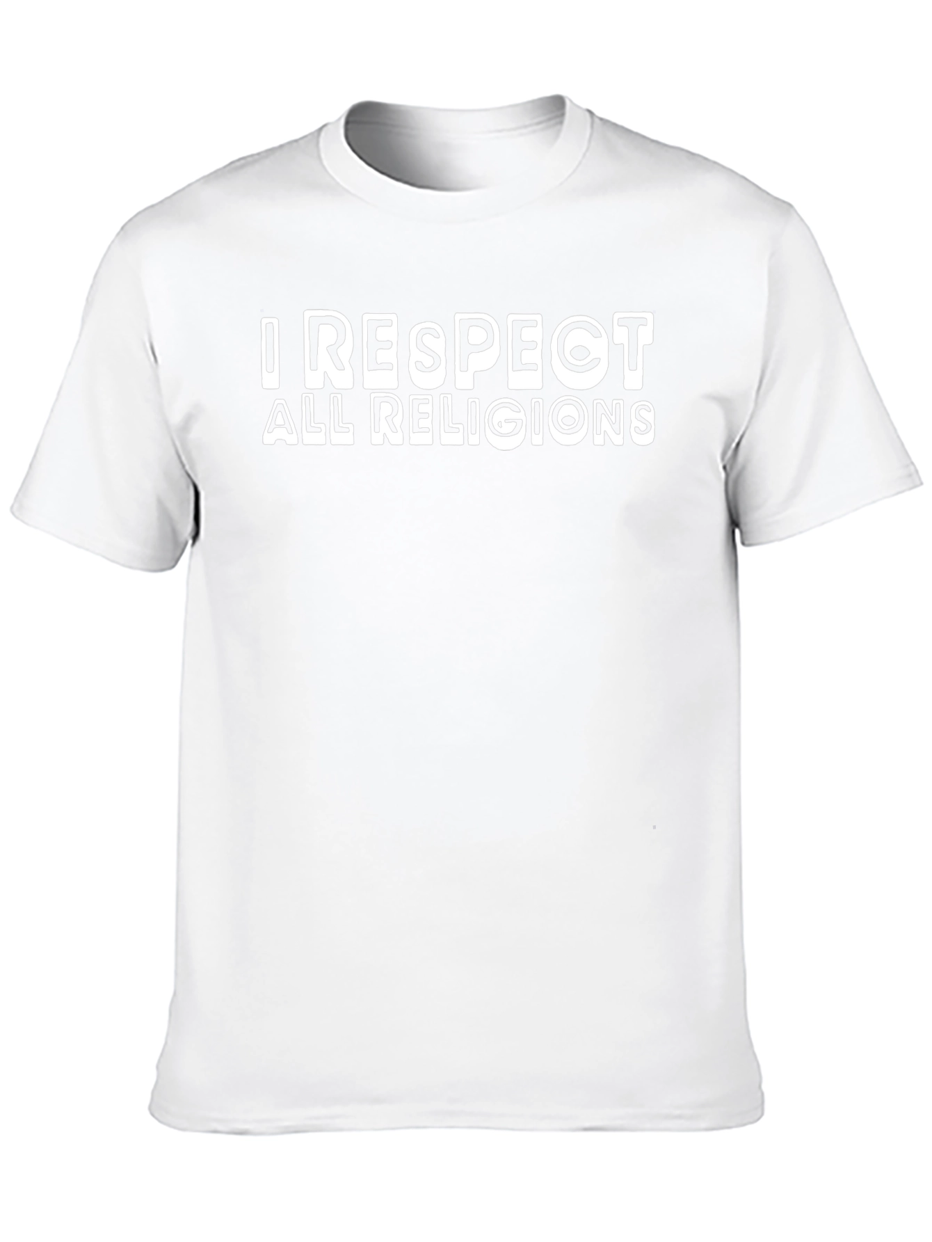 I Respect All Religions Graphic T-Shirt