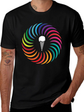Rainbow Ice Cream Cone Graphic Tee