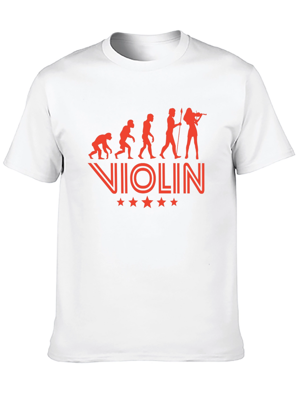Violin Evolution Graphic Tee