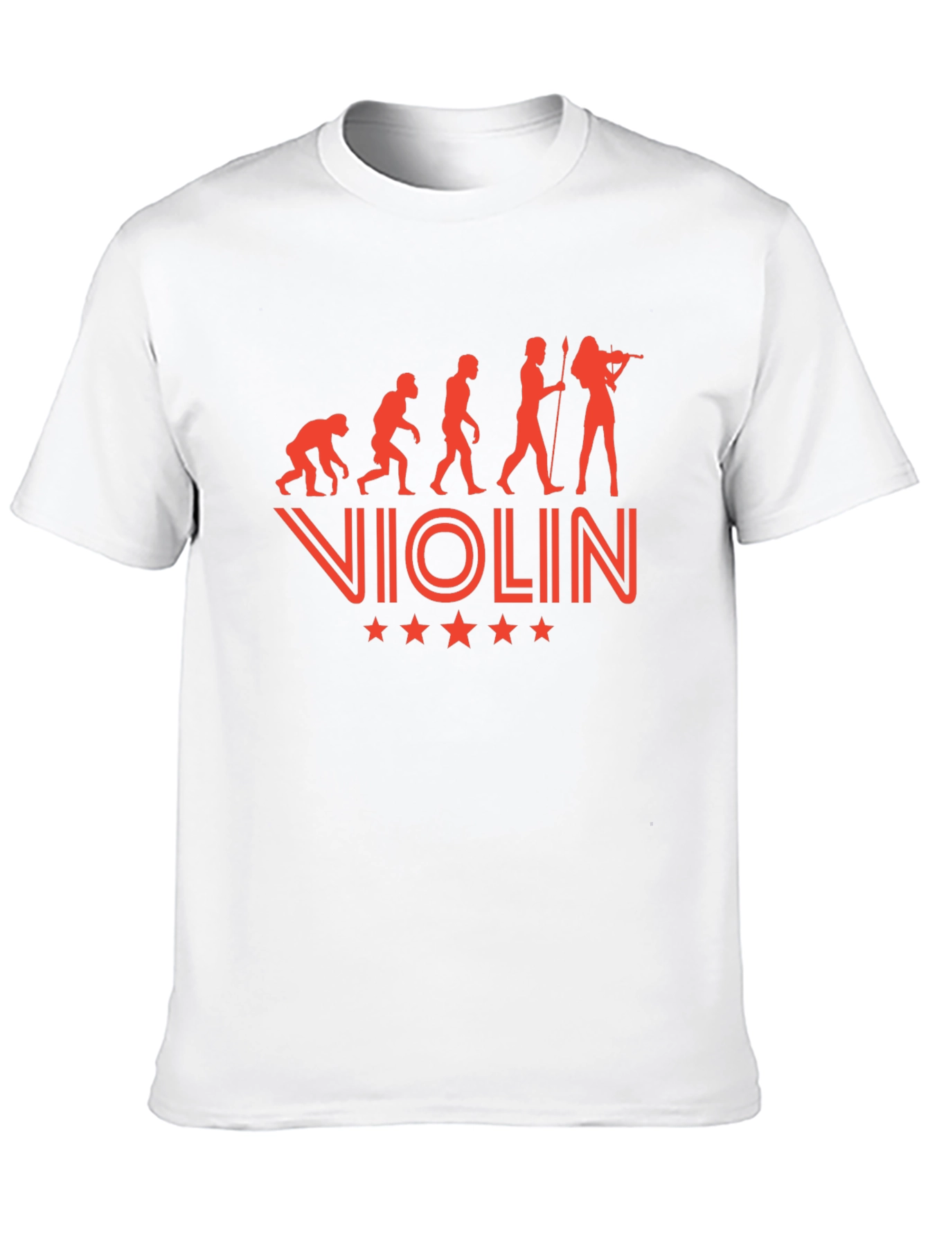 Violin Evolution Graphic Tee