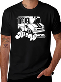 Big Worm Ice Cream Truck Black T-Shirt