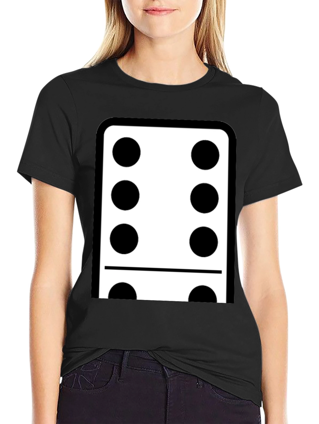 Domino Six Black T-Shirt