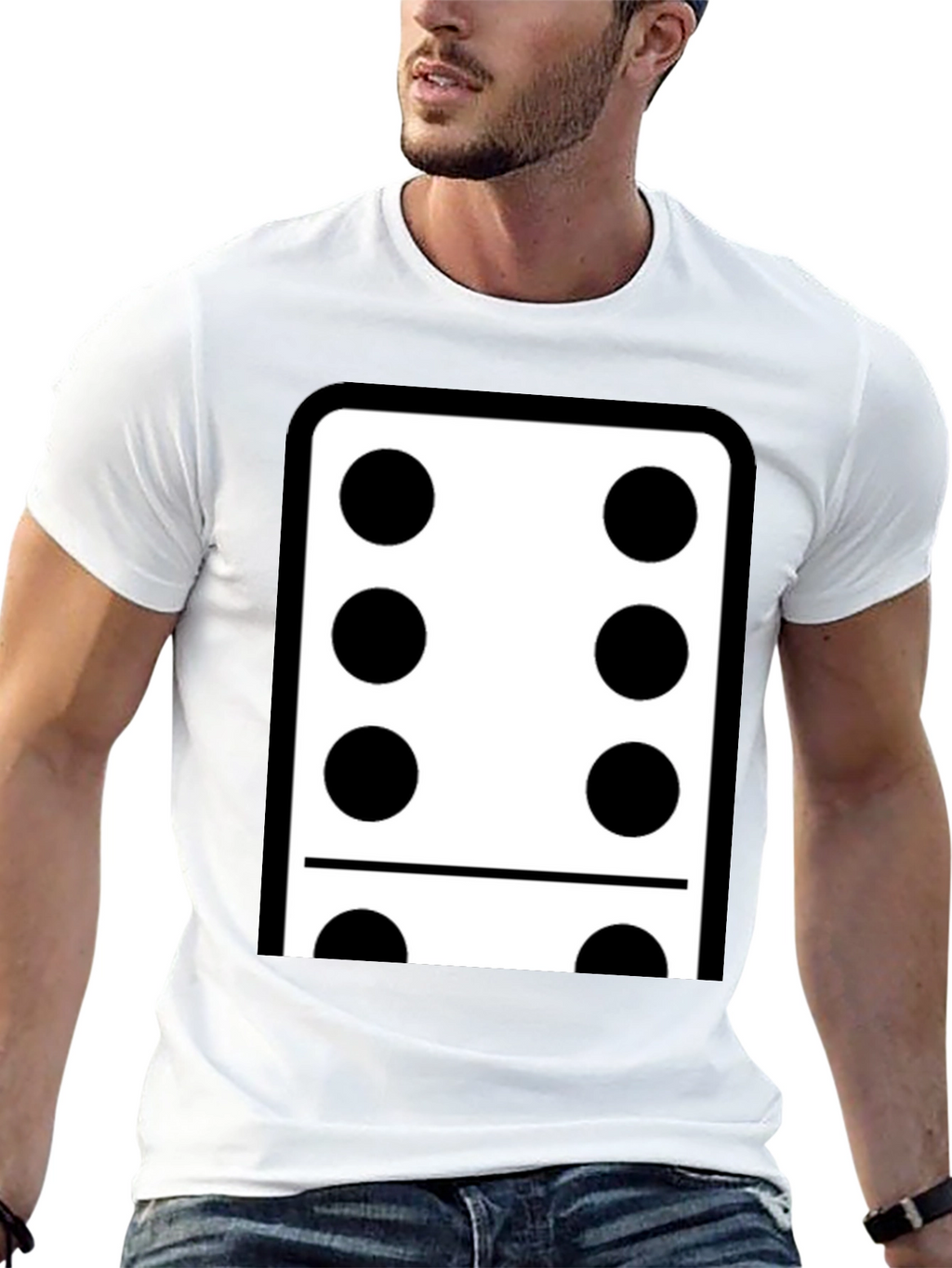 Domino Six Black T-Shirt