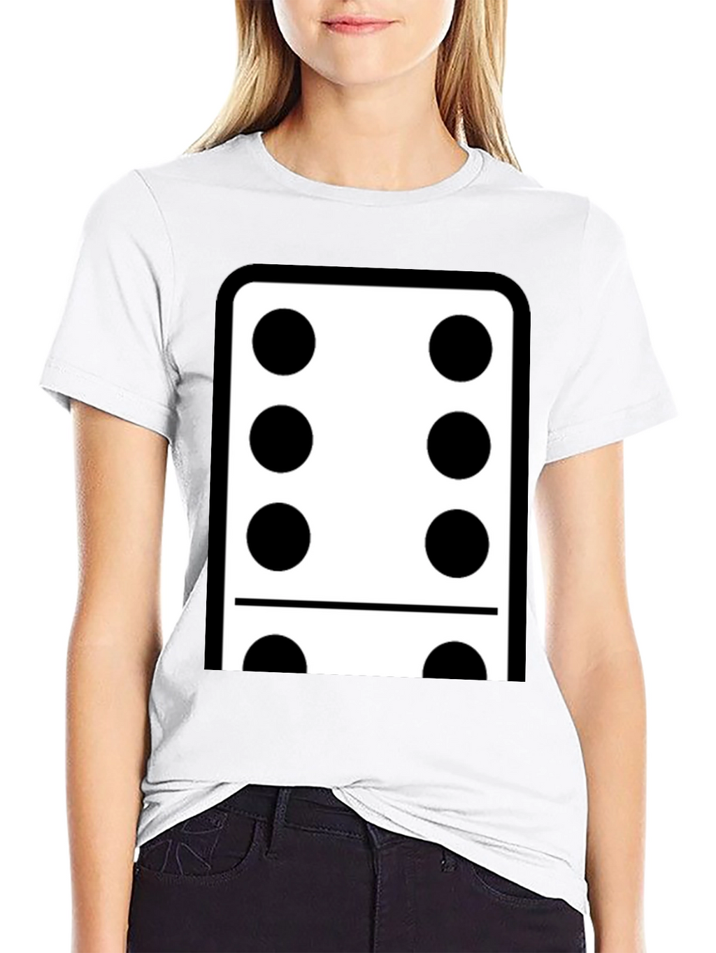 Domino Six Black T-Shirt