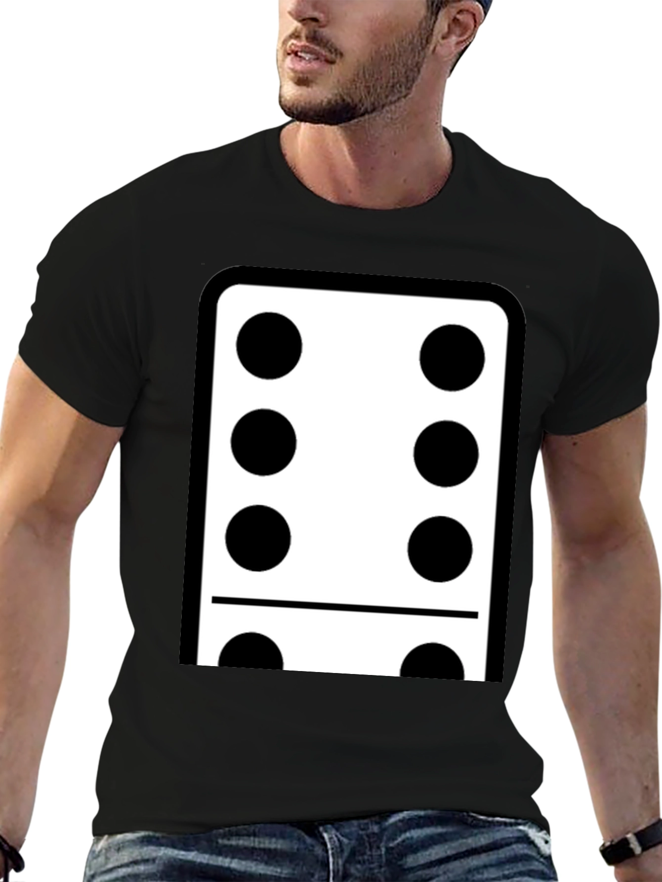 Domino Six Black T-Shirt