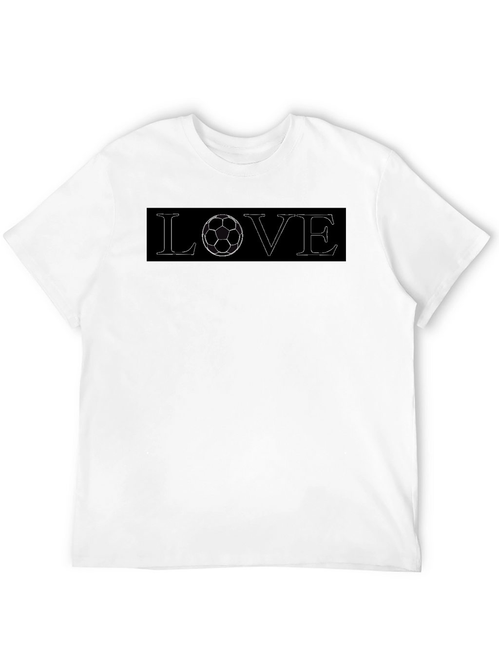 Soccer Love Black T-Shirt - Sporty Graphic Tee
