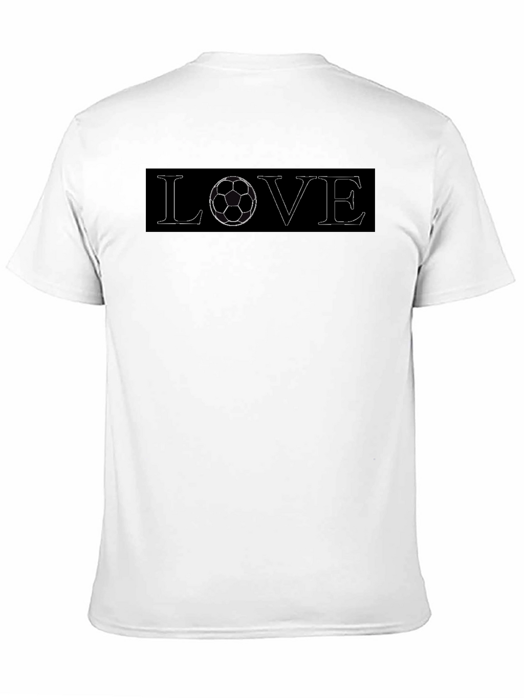 Soccer Love Black T-Shirt - Sporty Graphic Tee