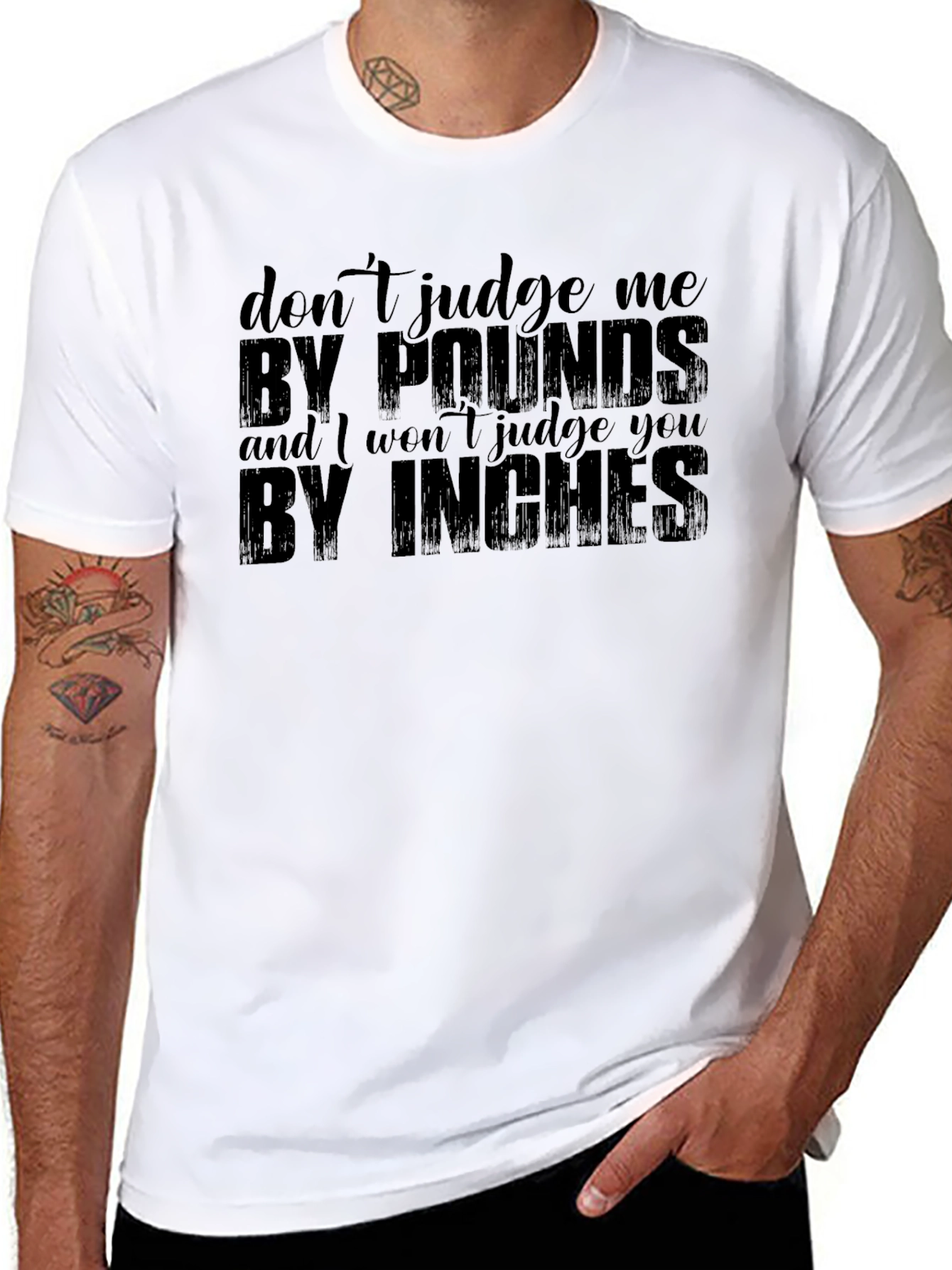 Dont Judge Me T-Shirt - Pounds & Inches
