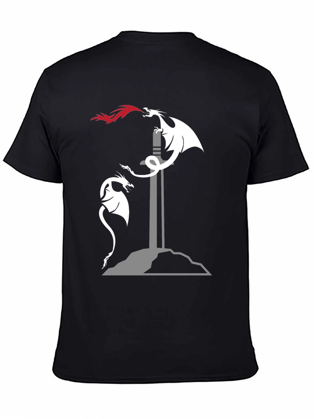 Dragon Sword T-Shirt: Fire & Fantasy Tee