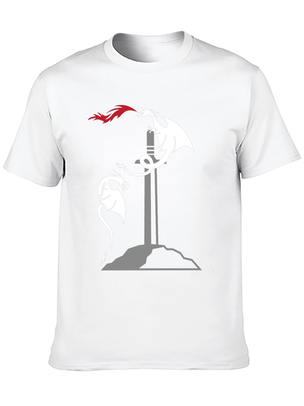 Dragon Sword T-Shirt: Fire & Fantasy Tee