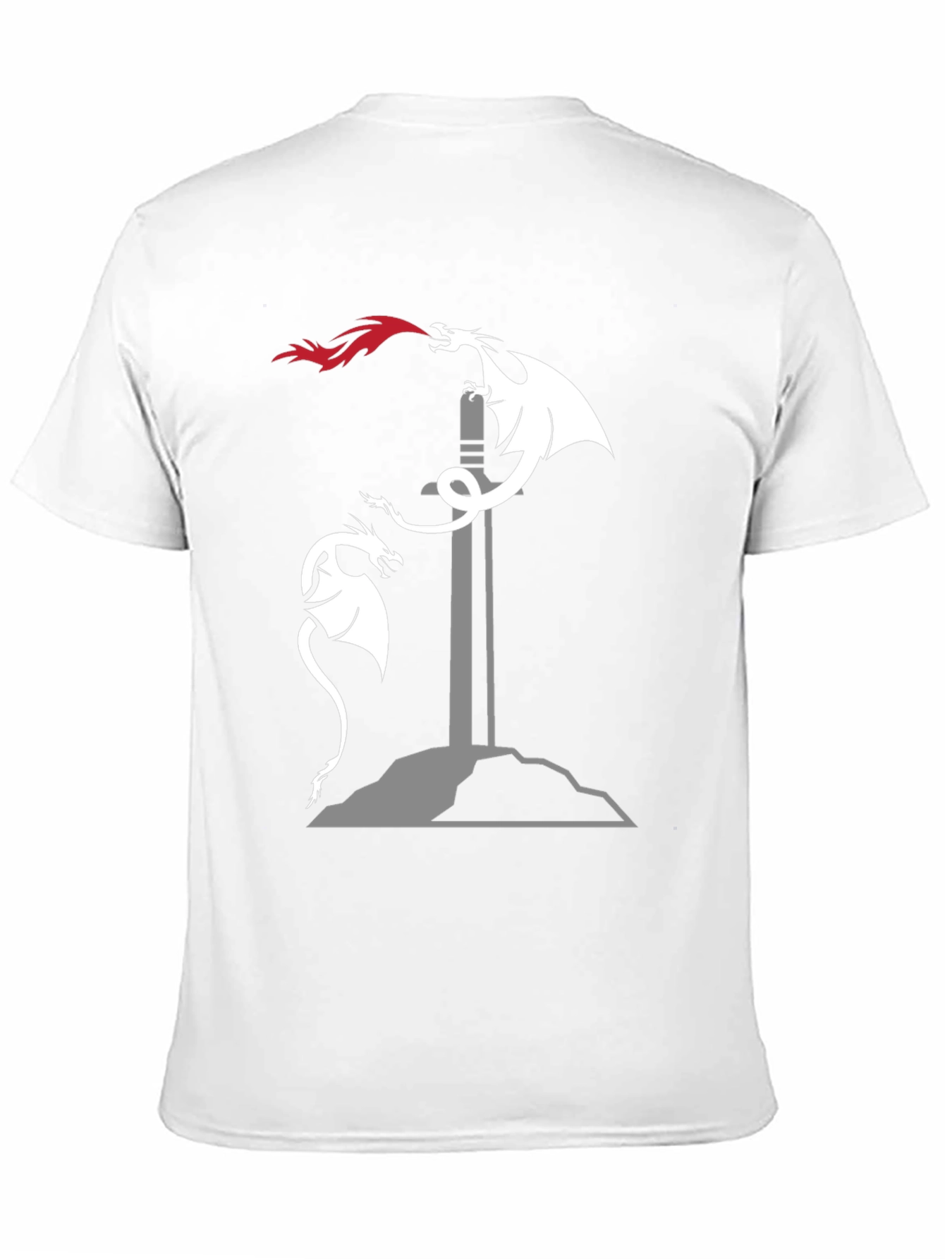 Dragon Sword T-Shirt: Fire & Fantasy Tee