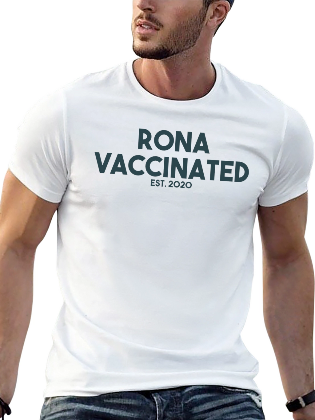 Rona Vaccinated Graphic Tee - Est. 2020