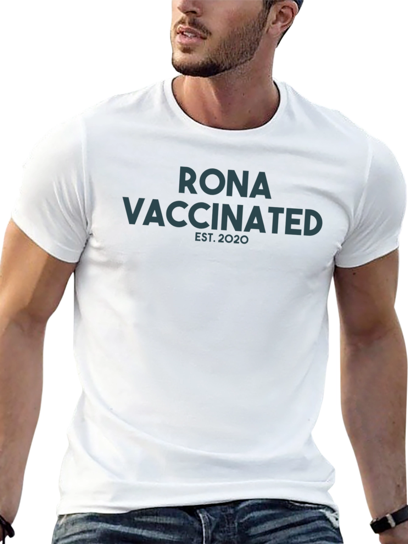 Rona Vaccinated Graphic Tee - Est. 2020