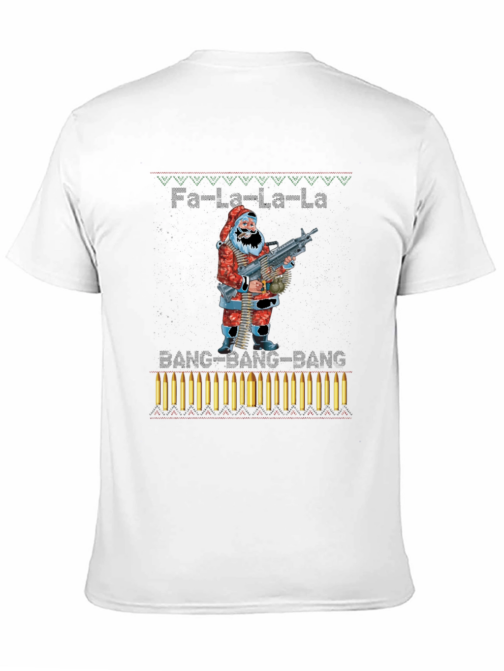 Fa-La-La-La BANG Santa T-Shirt