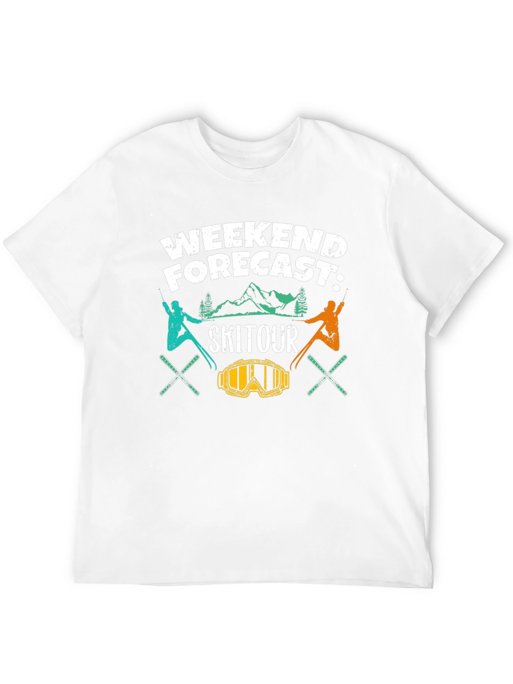 Ski Tour Weekend Forecast Graphic Tee