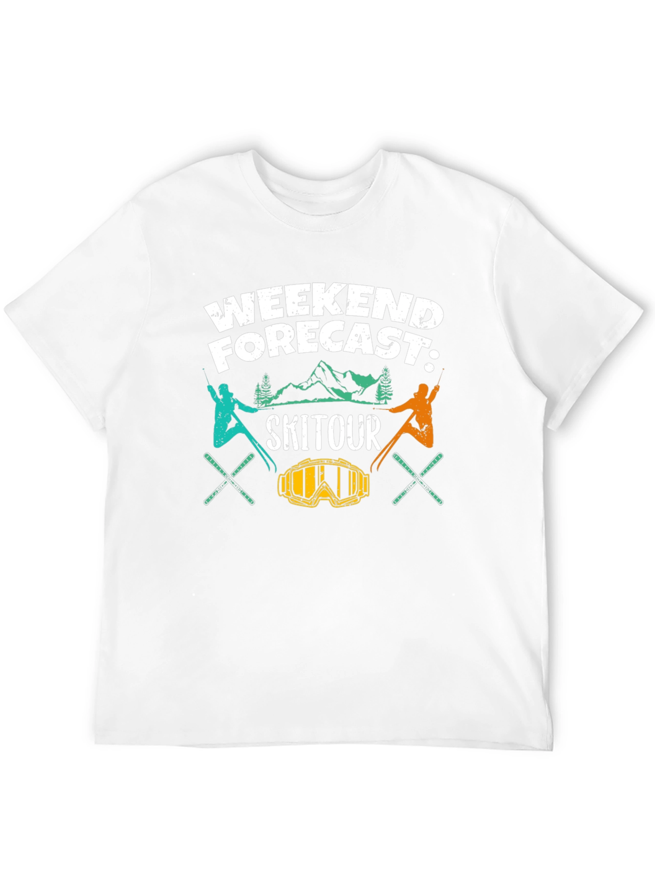 Ski Tour Weekend Forecast Graphic Tee