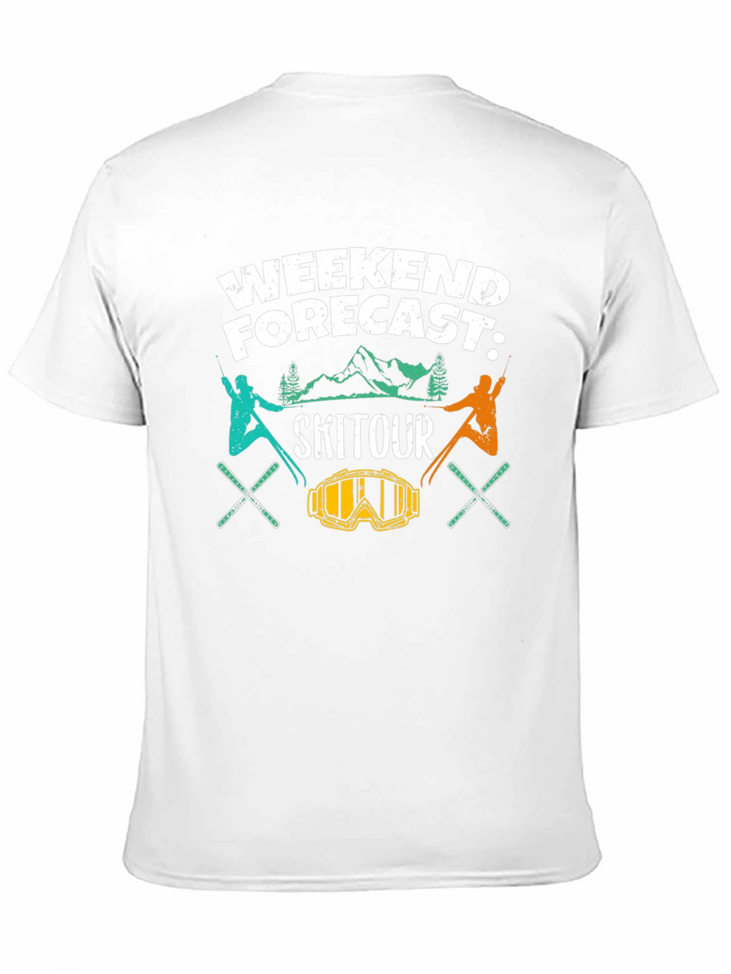 Ski Tour Weekend Forecast Graphic Tee