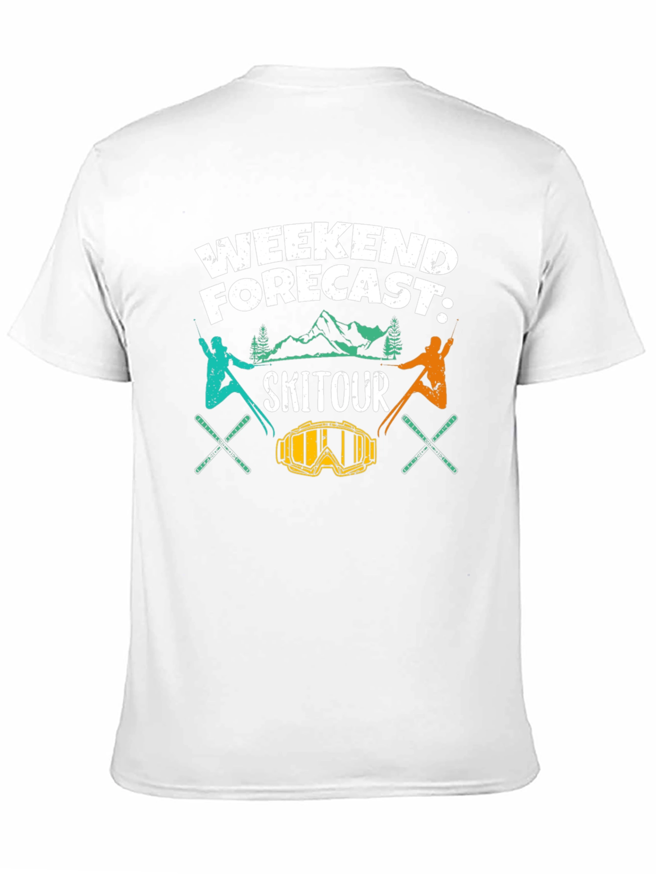 Ski Tour Weekend Forecast Graphic Tee