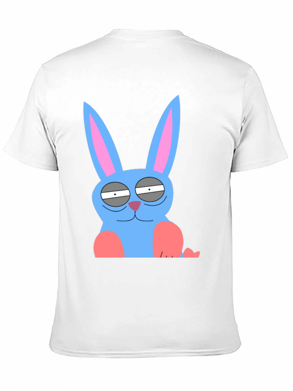 Funny Blue Bunny Graphic Tee