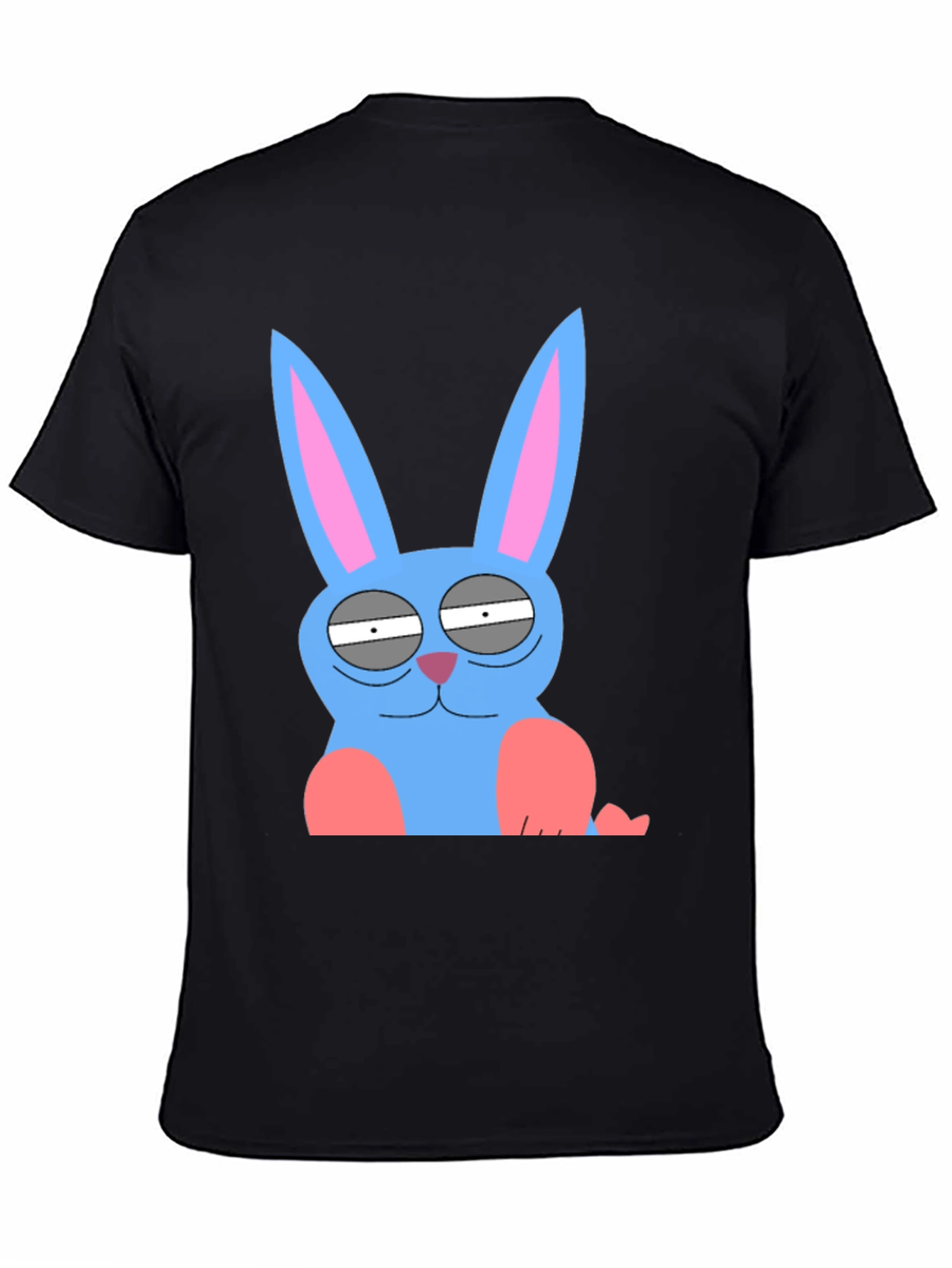 Funny Blue Bunny Graphic Tee