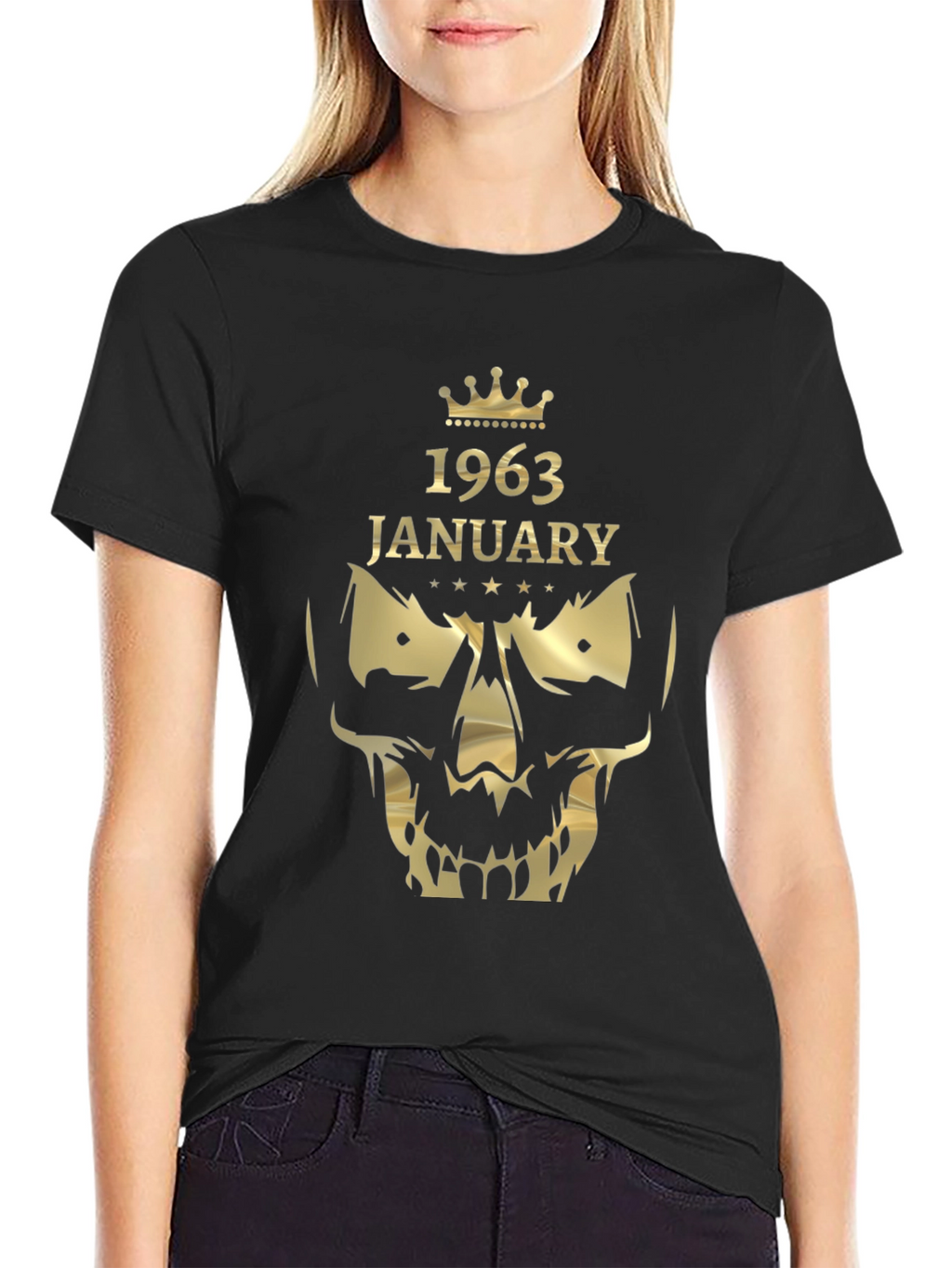 1963 January Skull Graphic T-Shirt