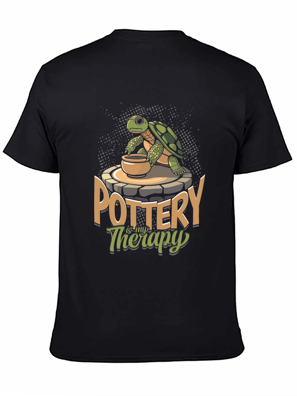 Pottery is My Therapy Turtle T-Shirt