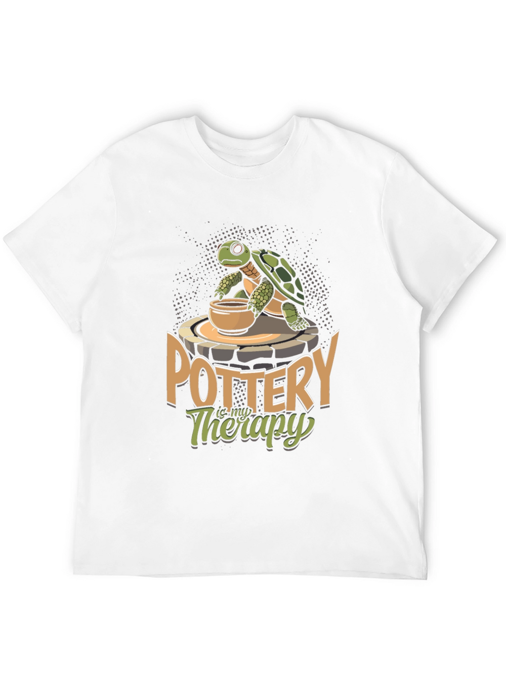 Pottery is My Therapy Turtle T-Shirt