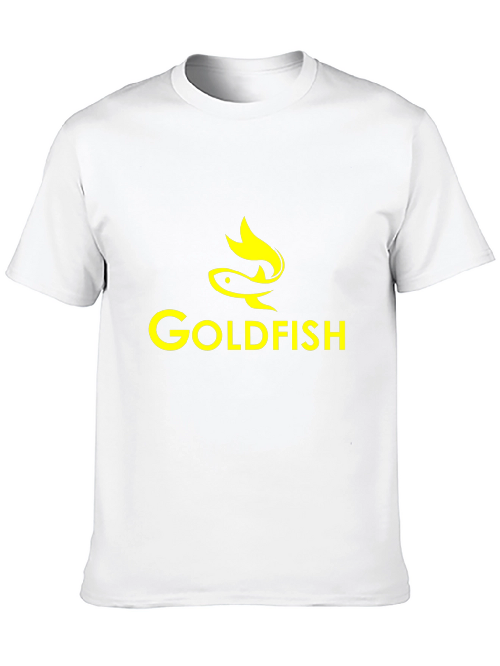 Goldfish Graphic Print Black T-Shirt
