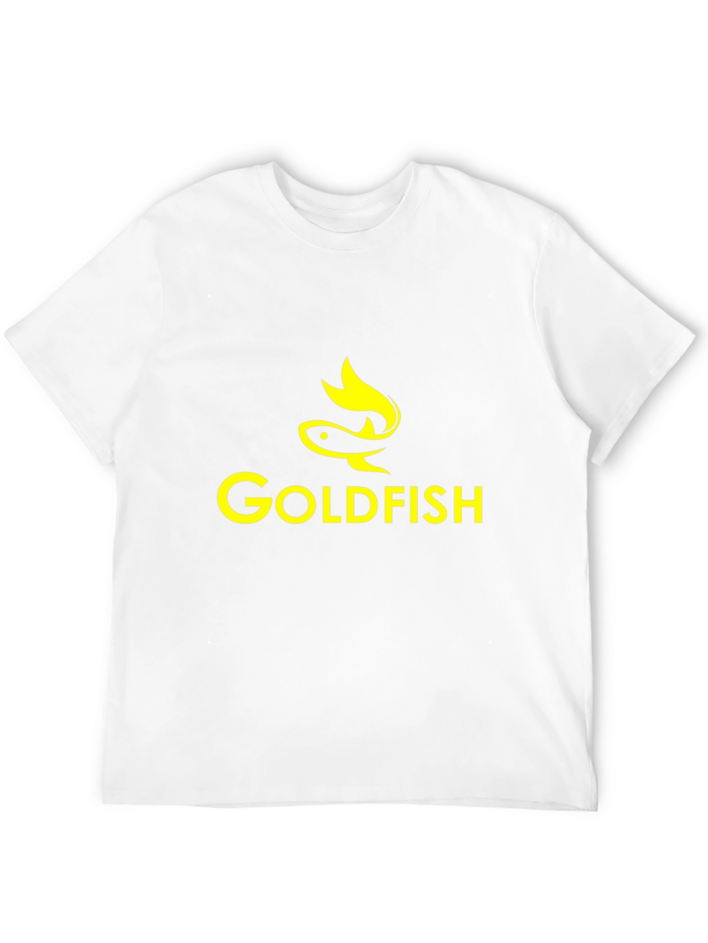 Goldfish Graphic Print Black T-Shirt