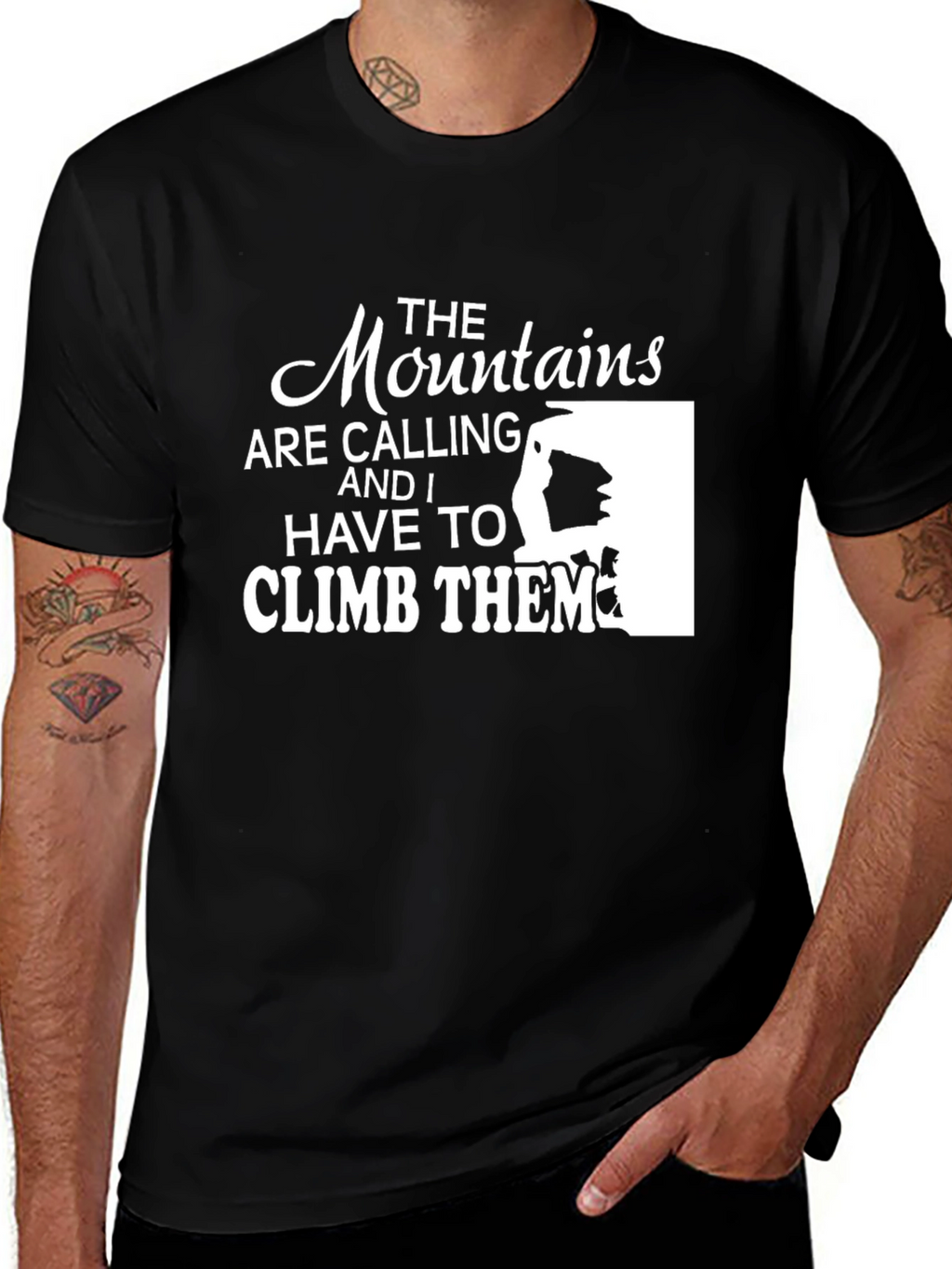 Mountains are Calling T-Shirt - Climber Tee