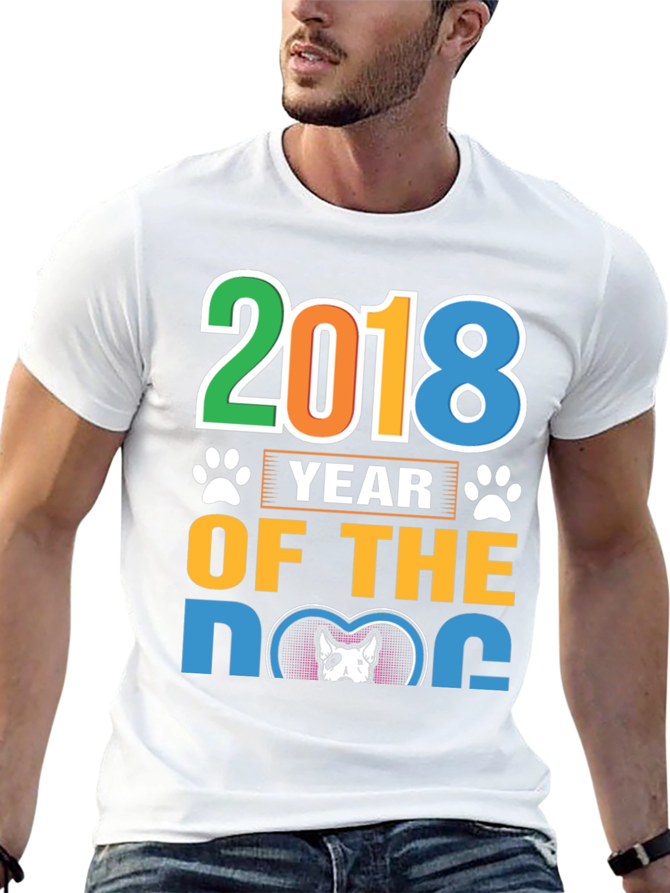 Year of the Dog 2018 Graphic T-Shirt