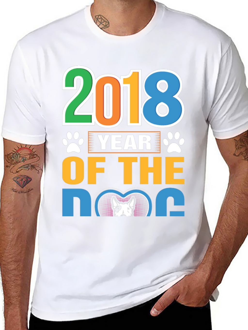 Year of the Dog 2018 Graphic T-Shirt