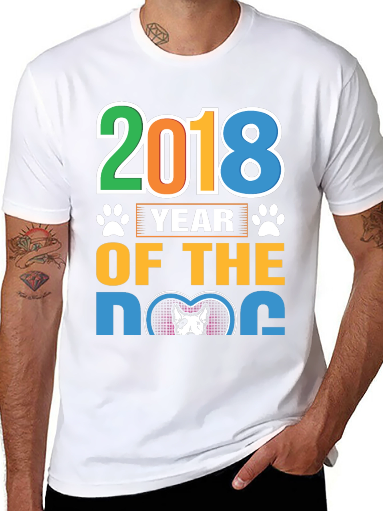 Year of the Dog 2018 Graphic T-Shirt