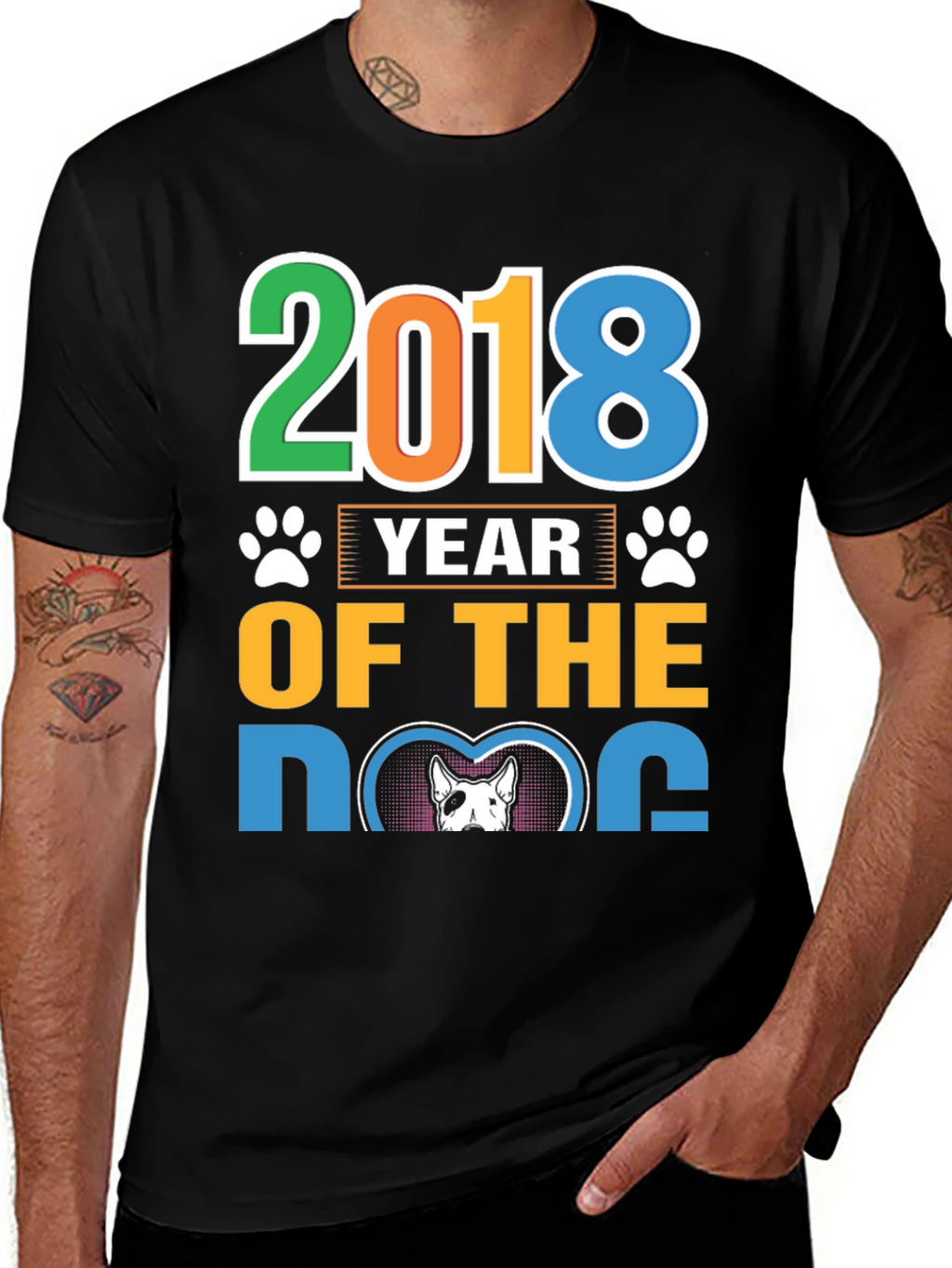 Year of the Dog 2018 Graphic T-Shirt
