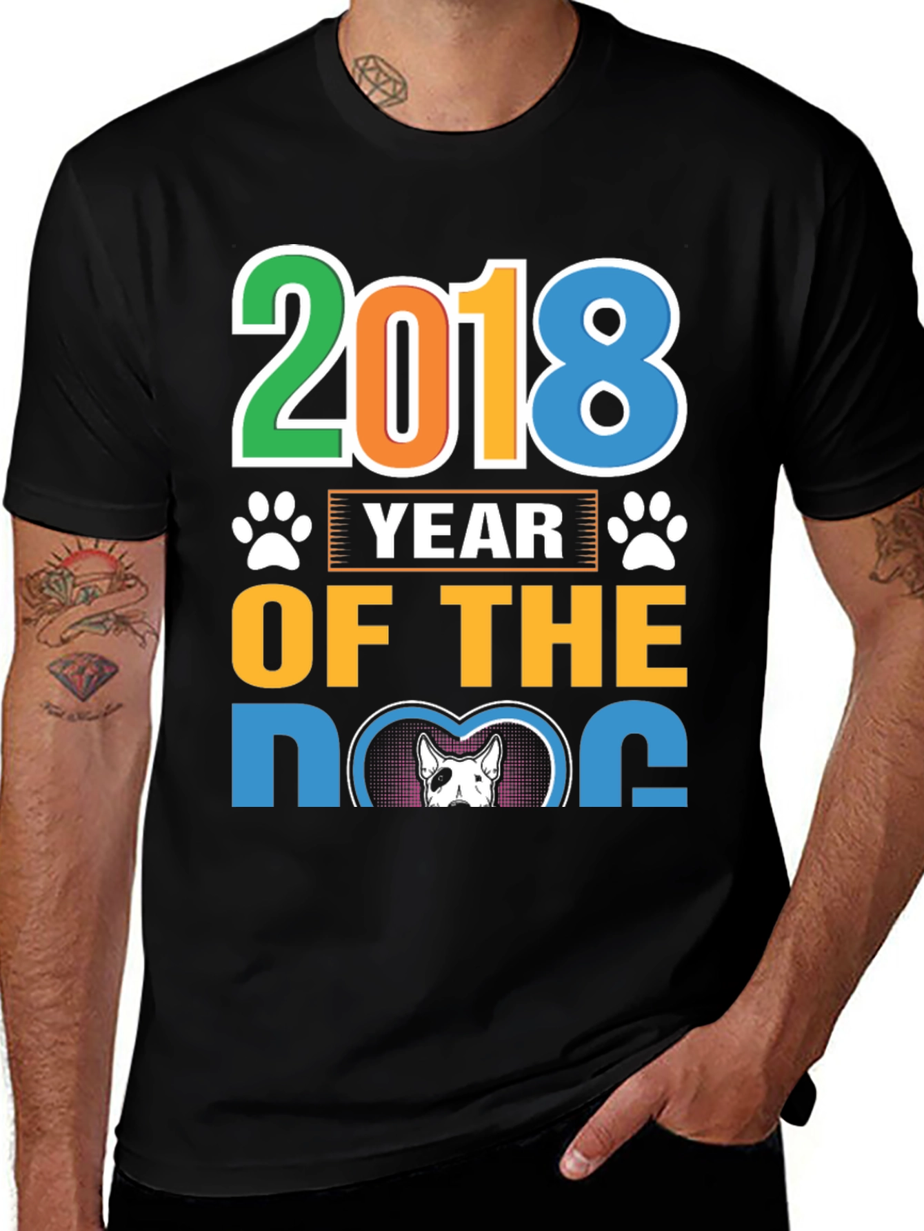 Year of the Dog 2018 Graphic T-Shirt