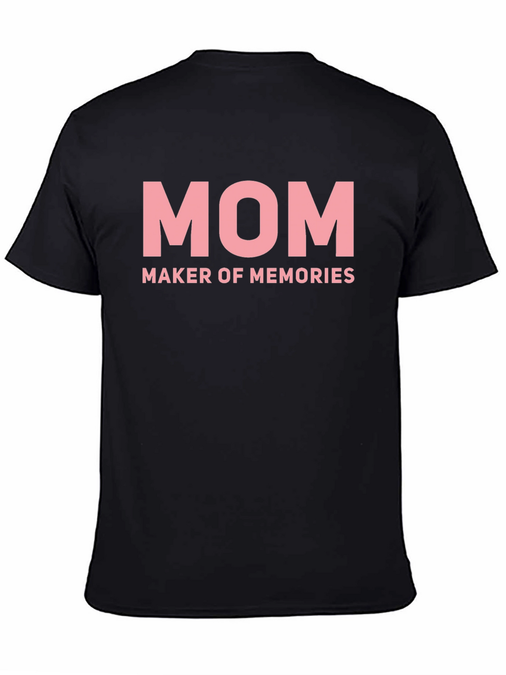 Mom Maker of Memories Black T-Shirt