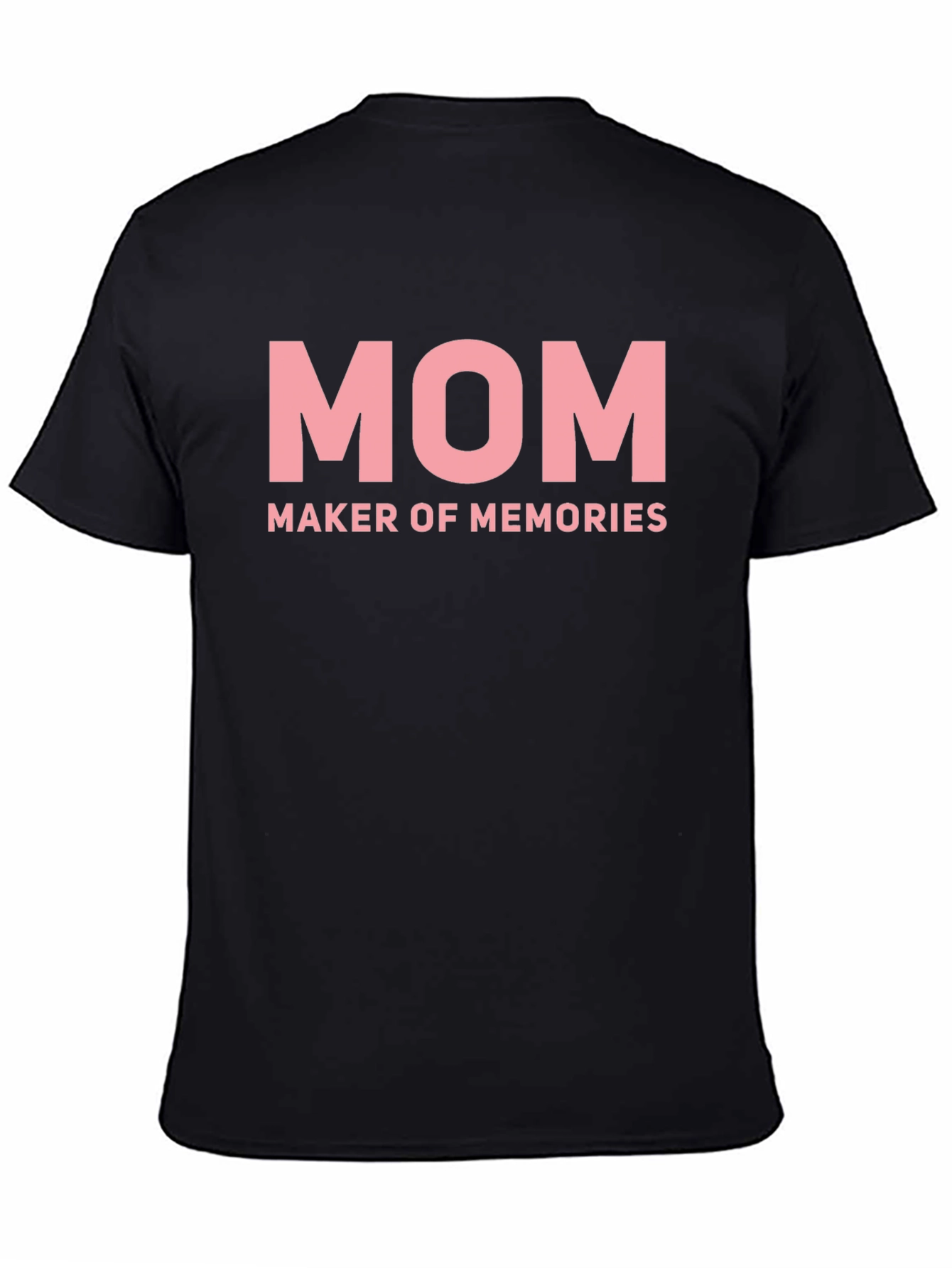 Mom Maker of Memories Black T-Shirt