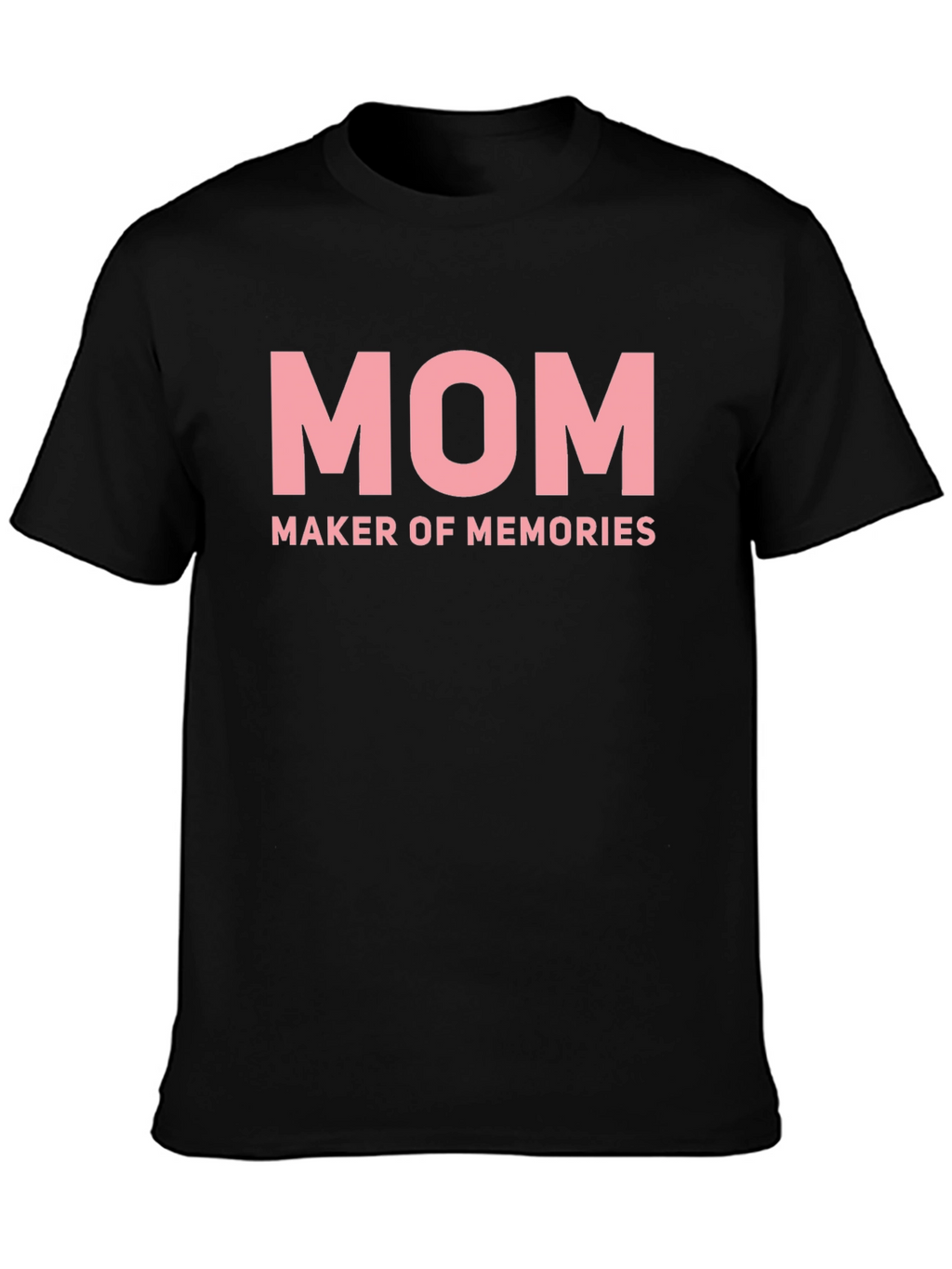 Mom Maker of Memories Black T-Shirt