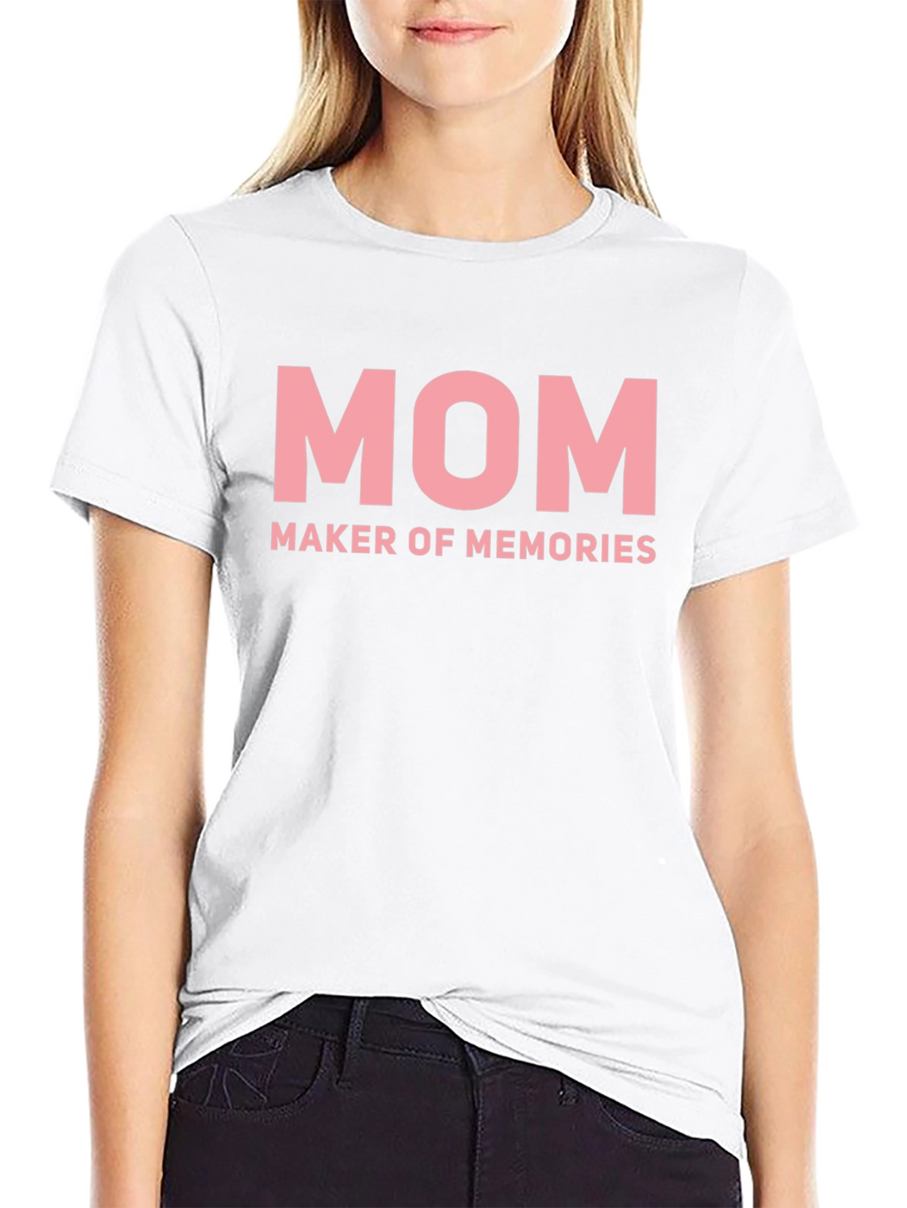 Mom Maker of Memories Black T-Shirt