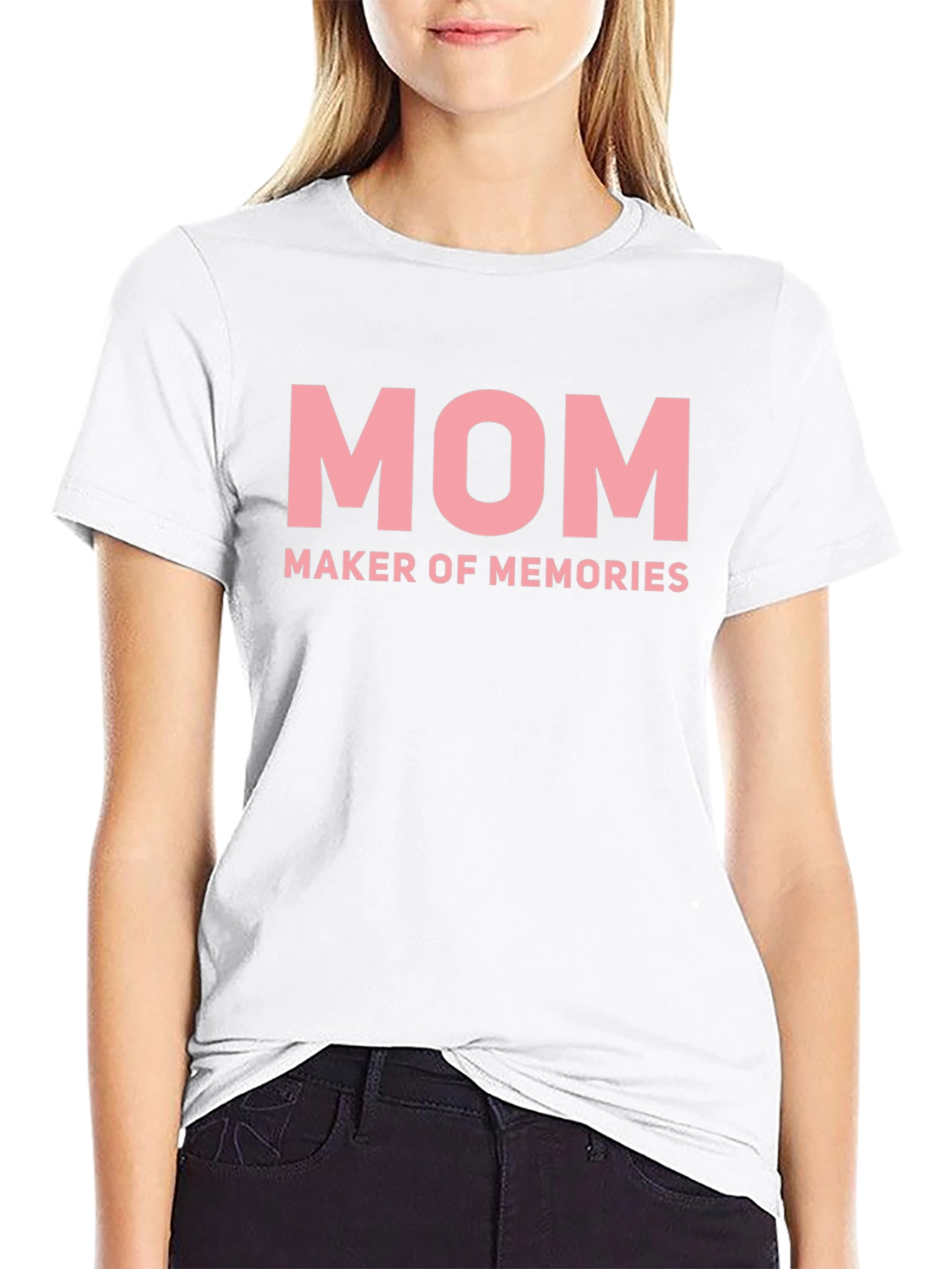 Mom Maker of Memories Black T-Shirt