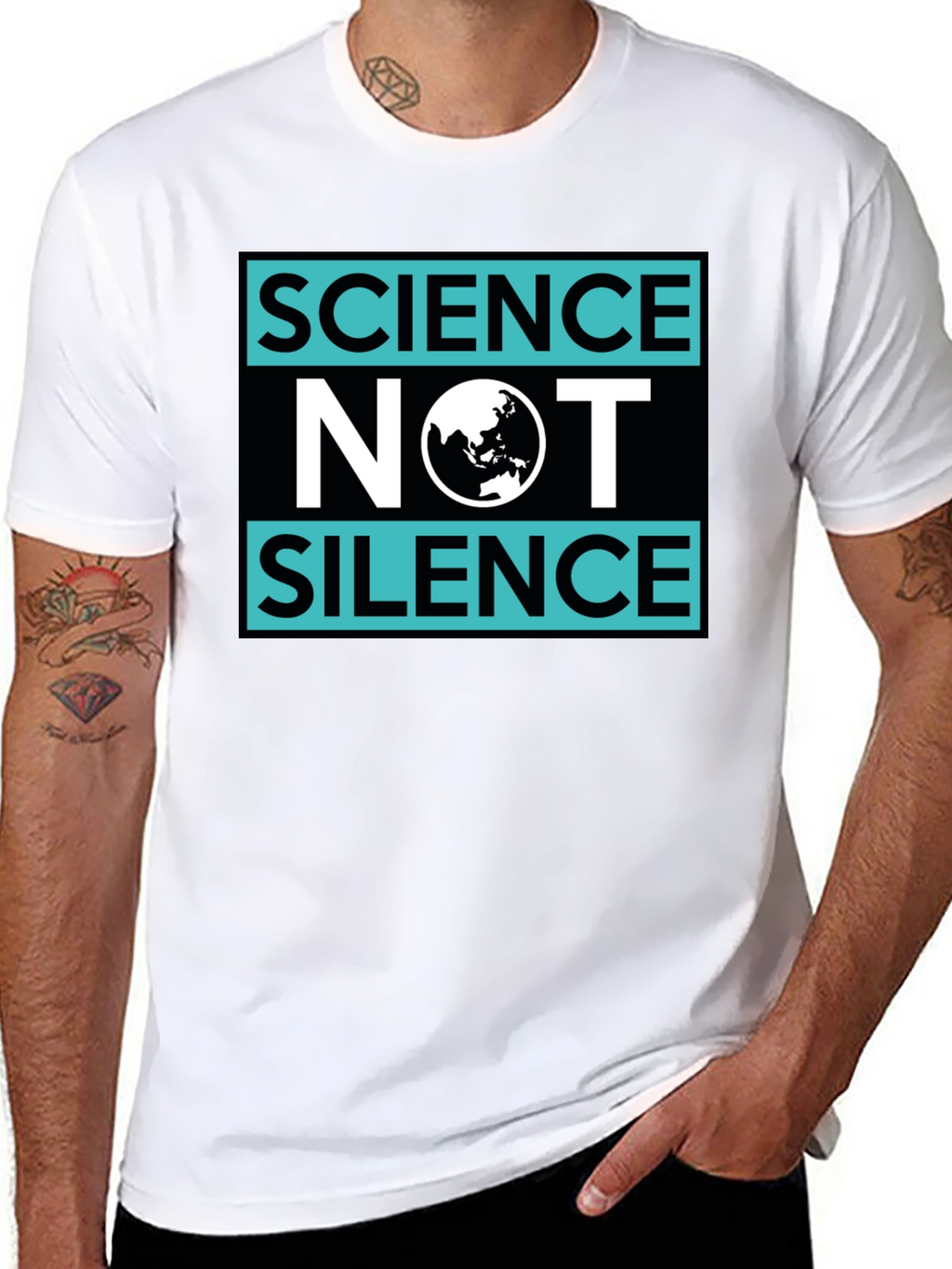 Science Not Silence Graphic T-Shirt