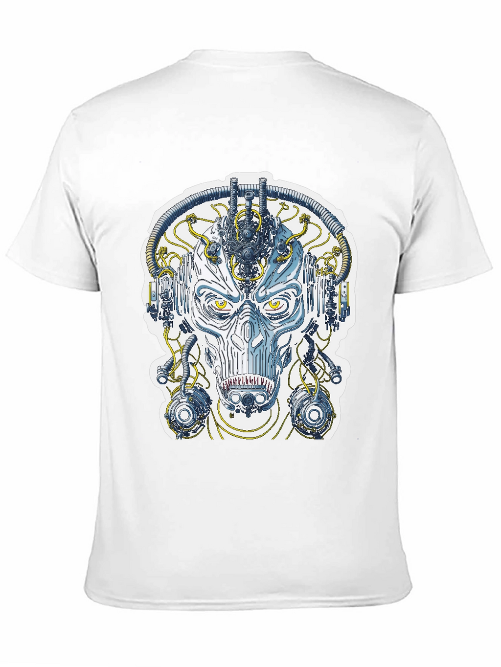 Cyberpunk Face T-Shirt - Sci-Fi Graphic Tee