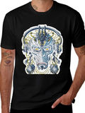 Cyberpunk Face T-Shirt - Sci-Fi Graphic Tee